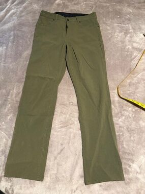 Mission Workshop Men’s Parallel Pants Green 5-Pocket Stretch Outdoors Sz 31